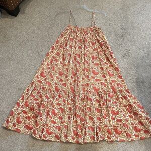 J.Crew SZ Blockprints™ X J.Crew tiered dress